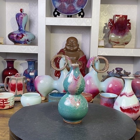 摆件禹州神后钧瓷原产地~