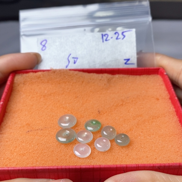 樂***幽定制翡翠未镶嵌不退