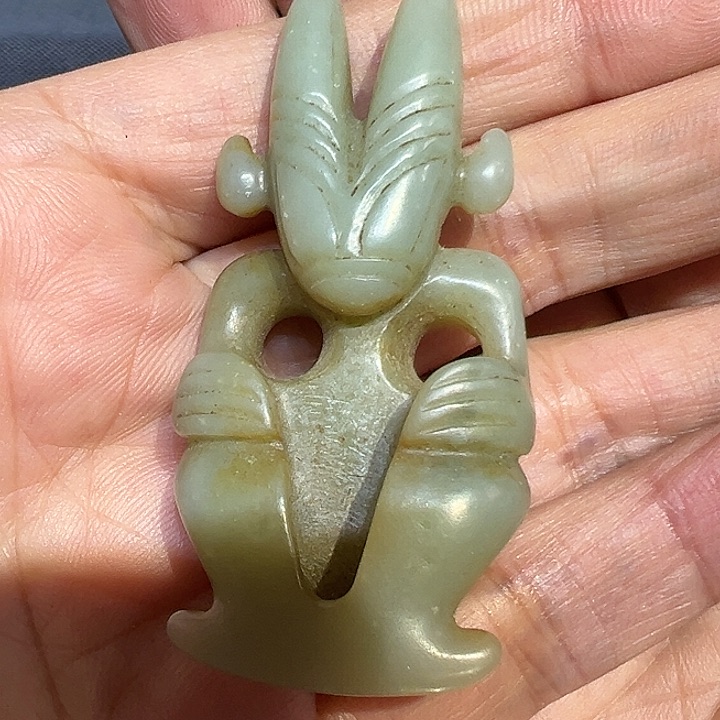 和田玉（糖玉）挂件／手把件未镶嵌