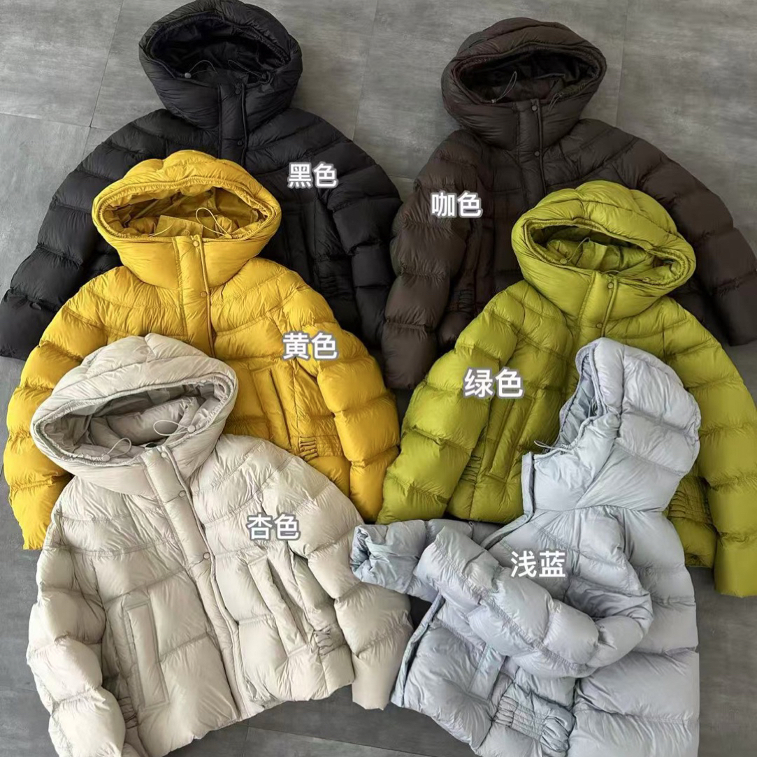 7731 鲨鱼腮连帽羽绒服