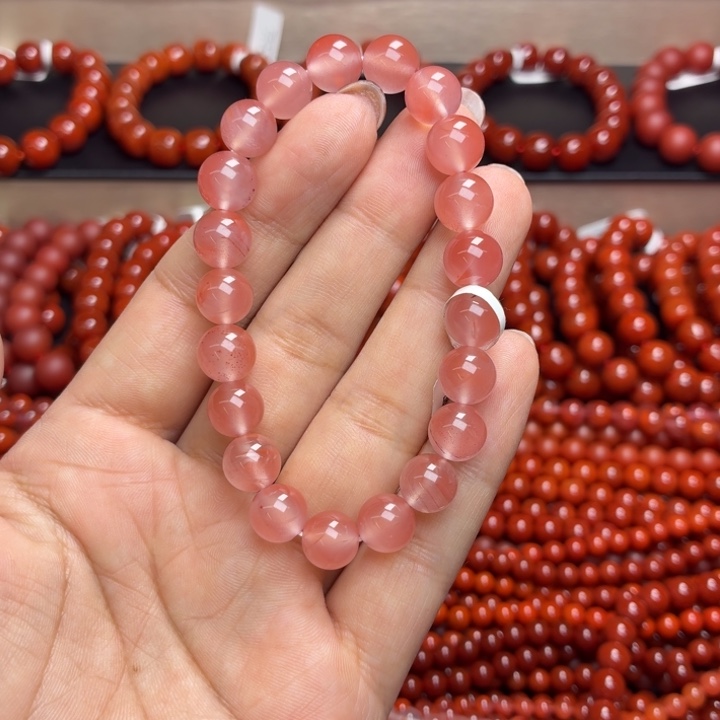 @***恙南红玛瑙未镶嵌天然南红玛瑙手串