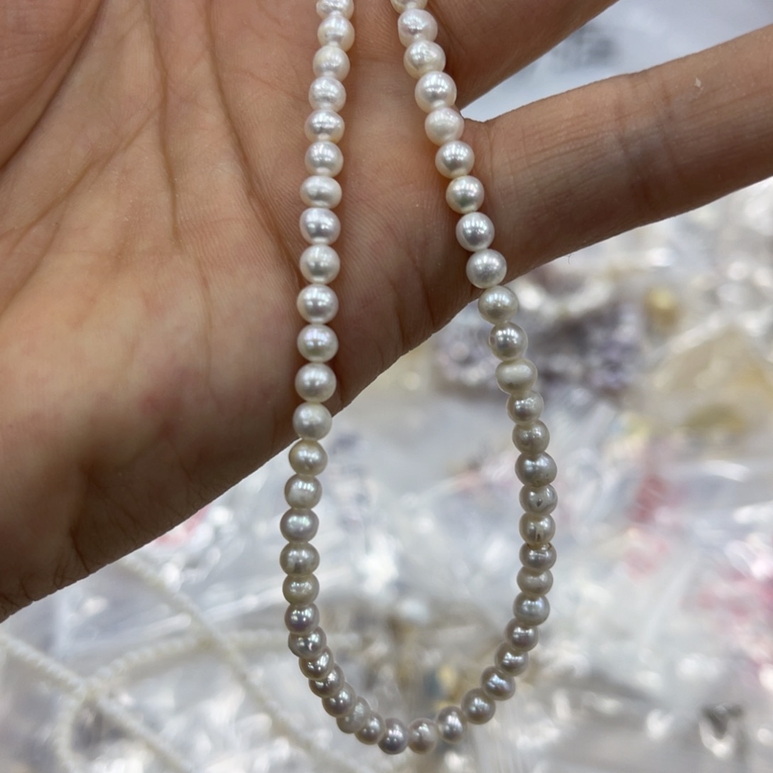 淡水珍珠合金颈饰02667