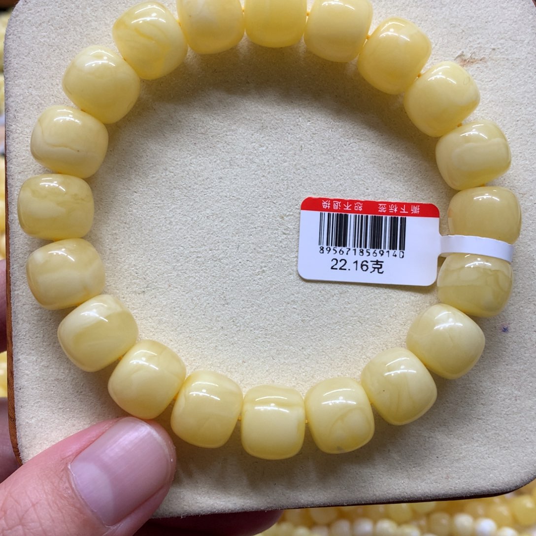 蜜蜡未镶嵌手链蜜蜡