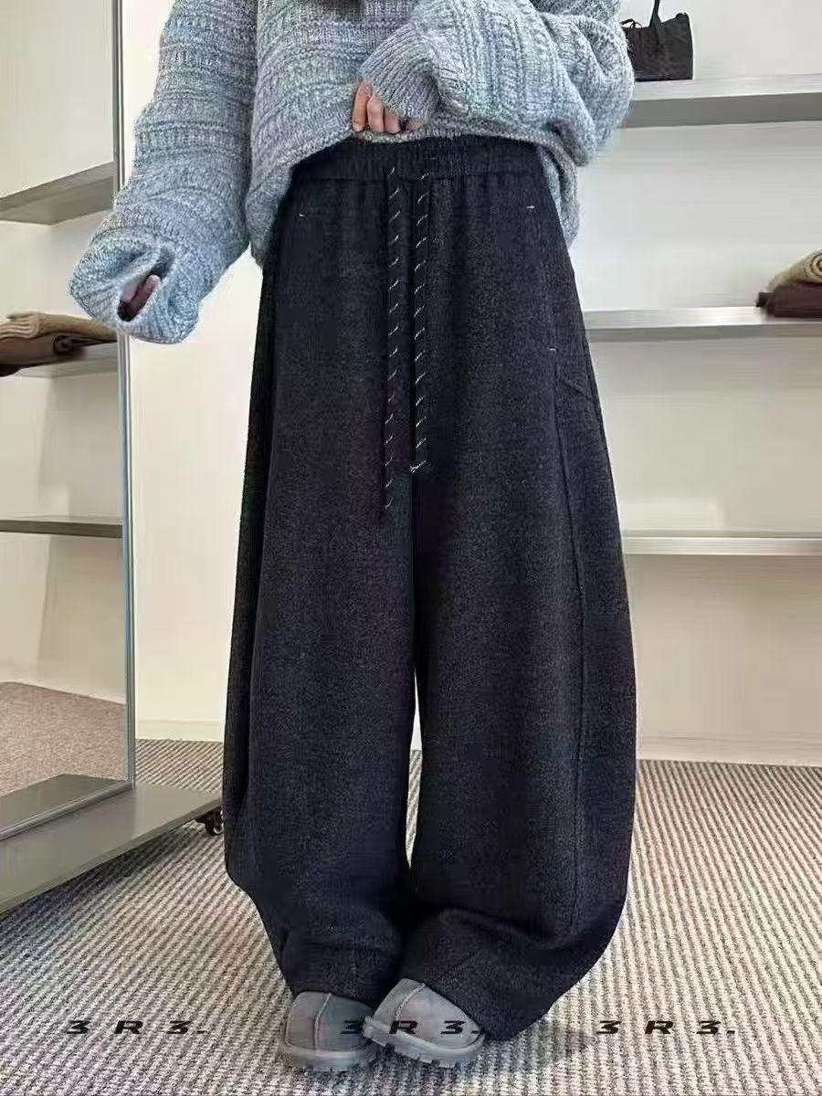 532女士青花瓷超厚超秘弯刀裤  