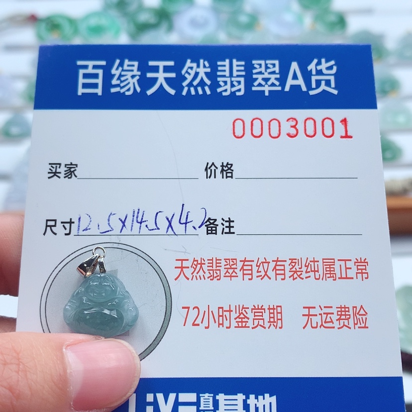 【闪购商品】翡翠吊坠(不含链)银S925镶嵌