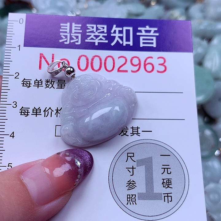 翡翠未镶嵌颈饰2963