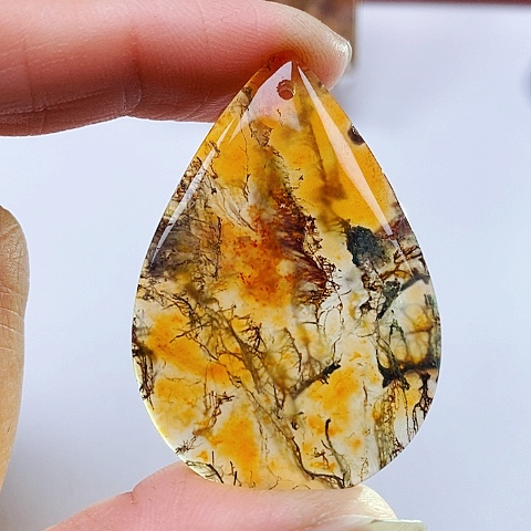 玛瑙/玉髓颈饰未镶嵌荷*