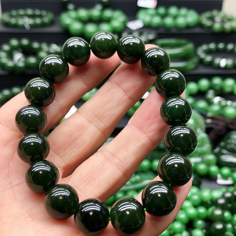 【闪购商品】和田玉（碧玉）手链未镶嵌