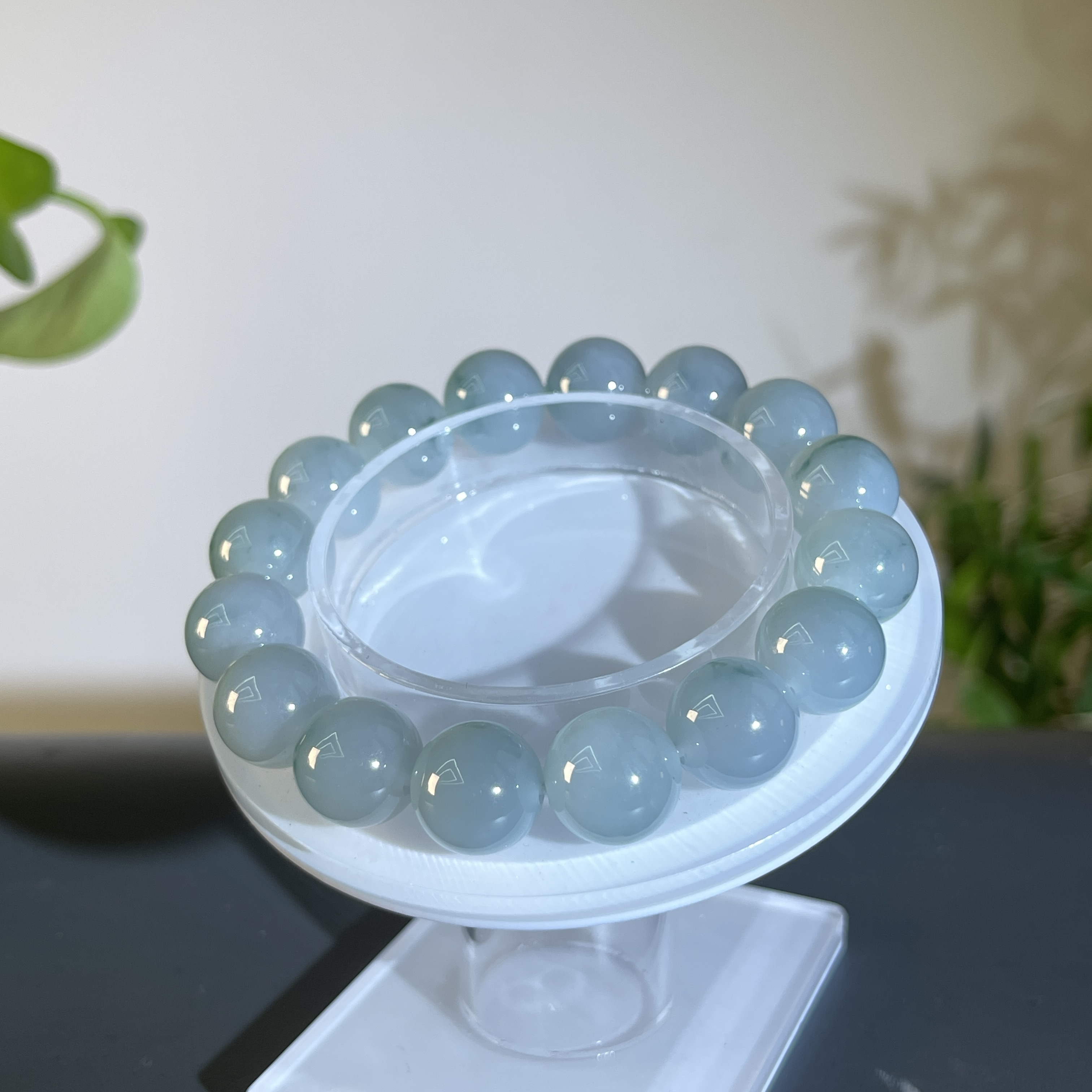 JTB05-272 天然缅甸翡翠A货  翡翠手串