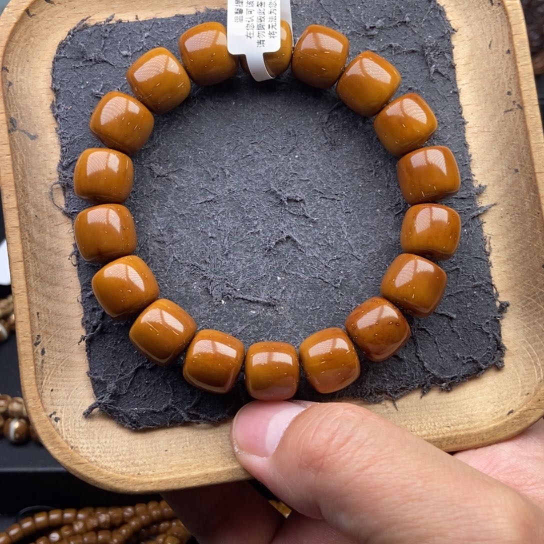 紫金鼠手串13mm天花板纯手工短轴