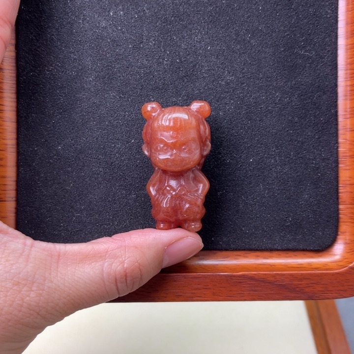 石英质玉哪吒未镶嵌