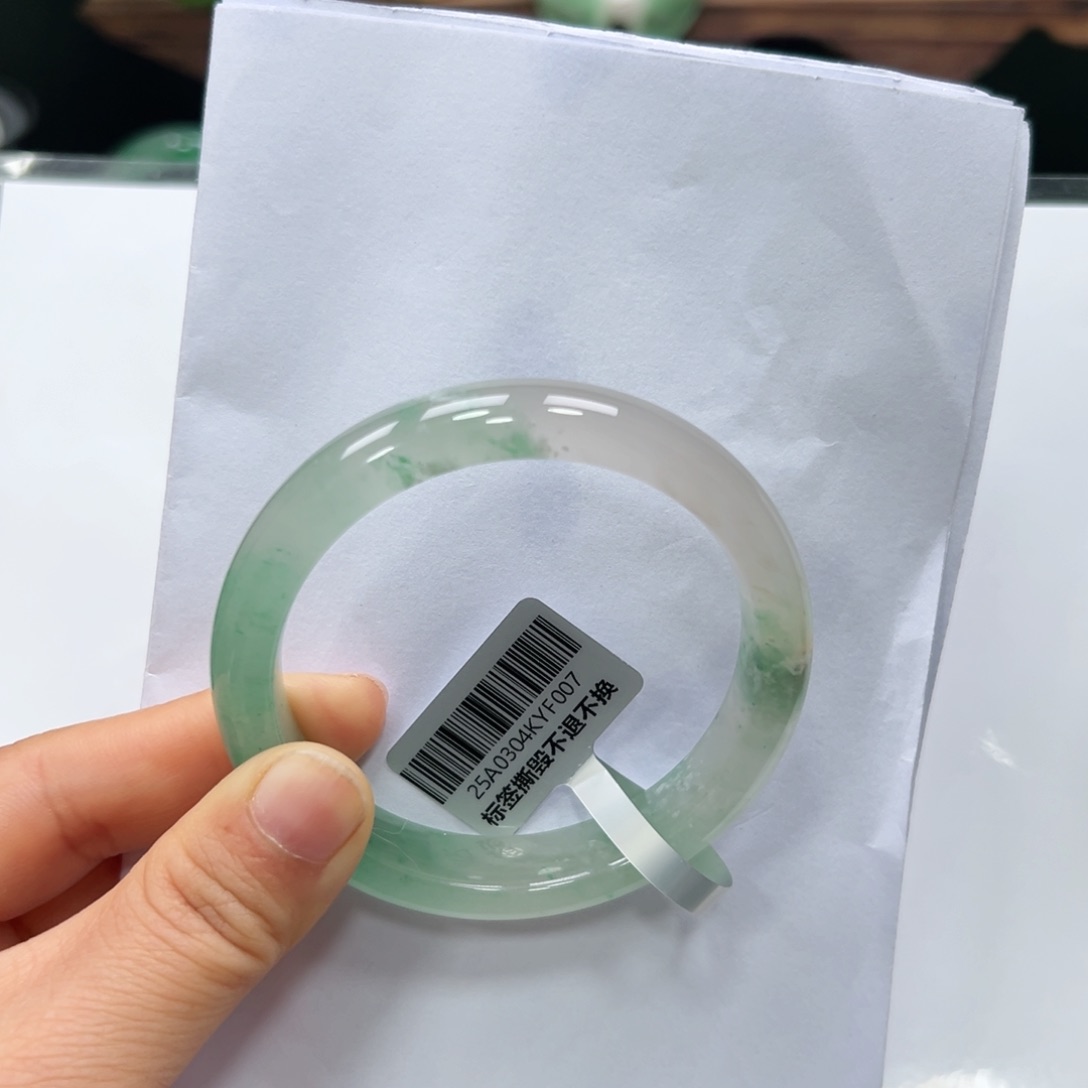 石英质玉手镯未镶嵌唐唐56.0