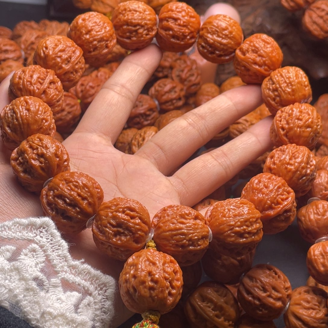 文玩核桃手串美***3龙纹