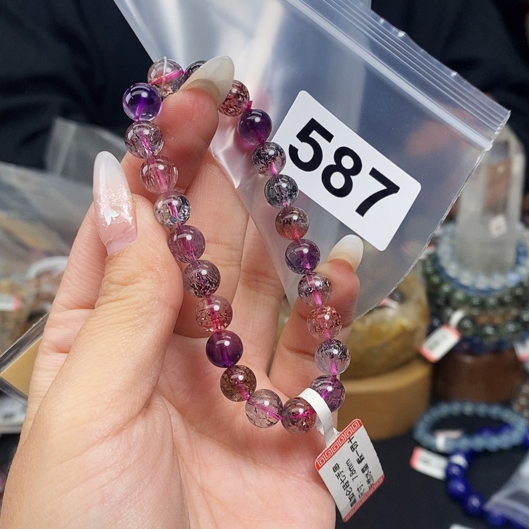 水晶手串多样性发其一587未镶嵌