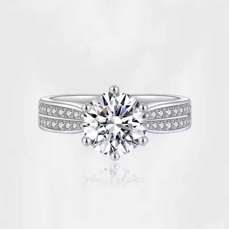 【南非之星】 NFZX 高端奢华定制星光皇后戒指1.0CT