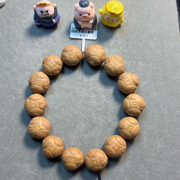 〖B419118〗25年19毫米尼泊尔麒麟眼菩提手串原生态精挑文玩手串