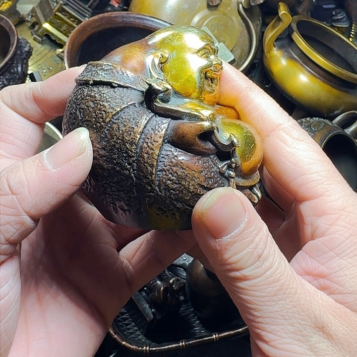 铜器摆件收收藏藏