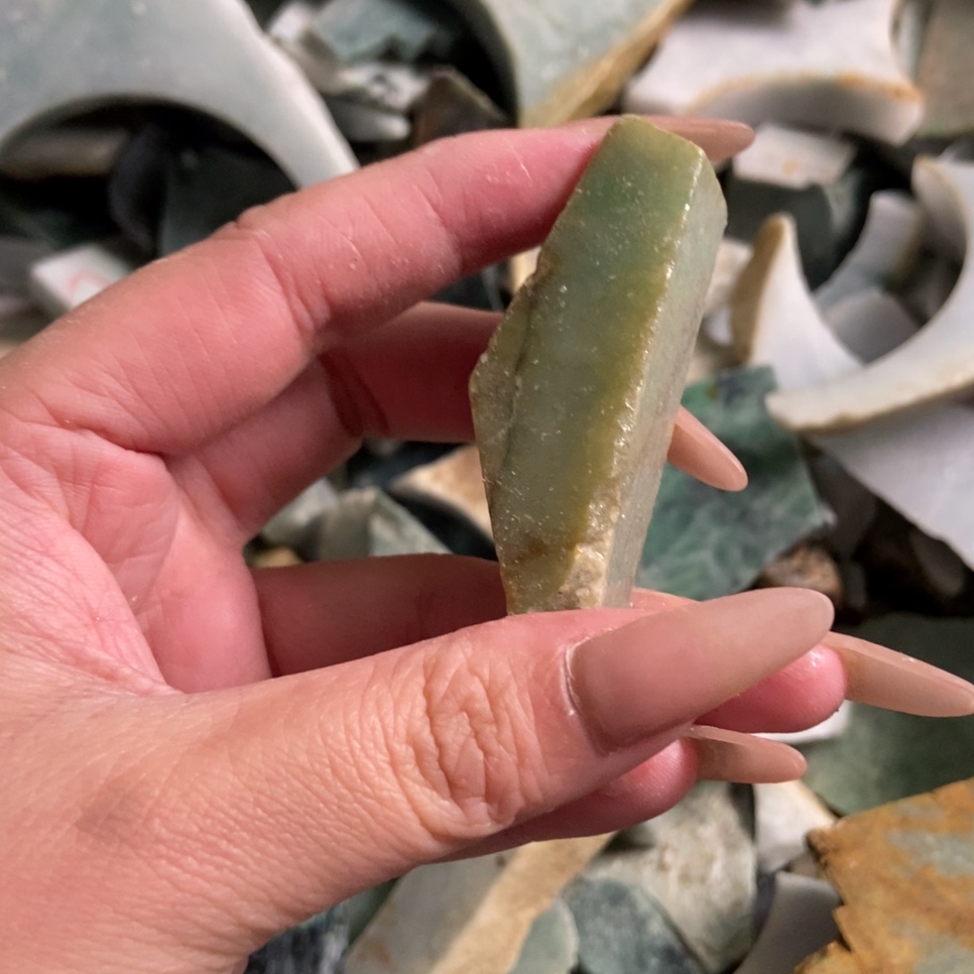 翡翠未镶嵌颈饰天然天然翡翠石