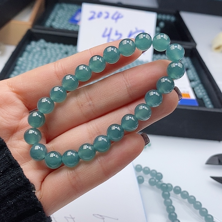 翡翠手链未镶嵌?***?散珠多样