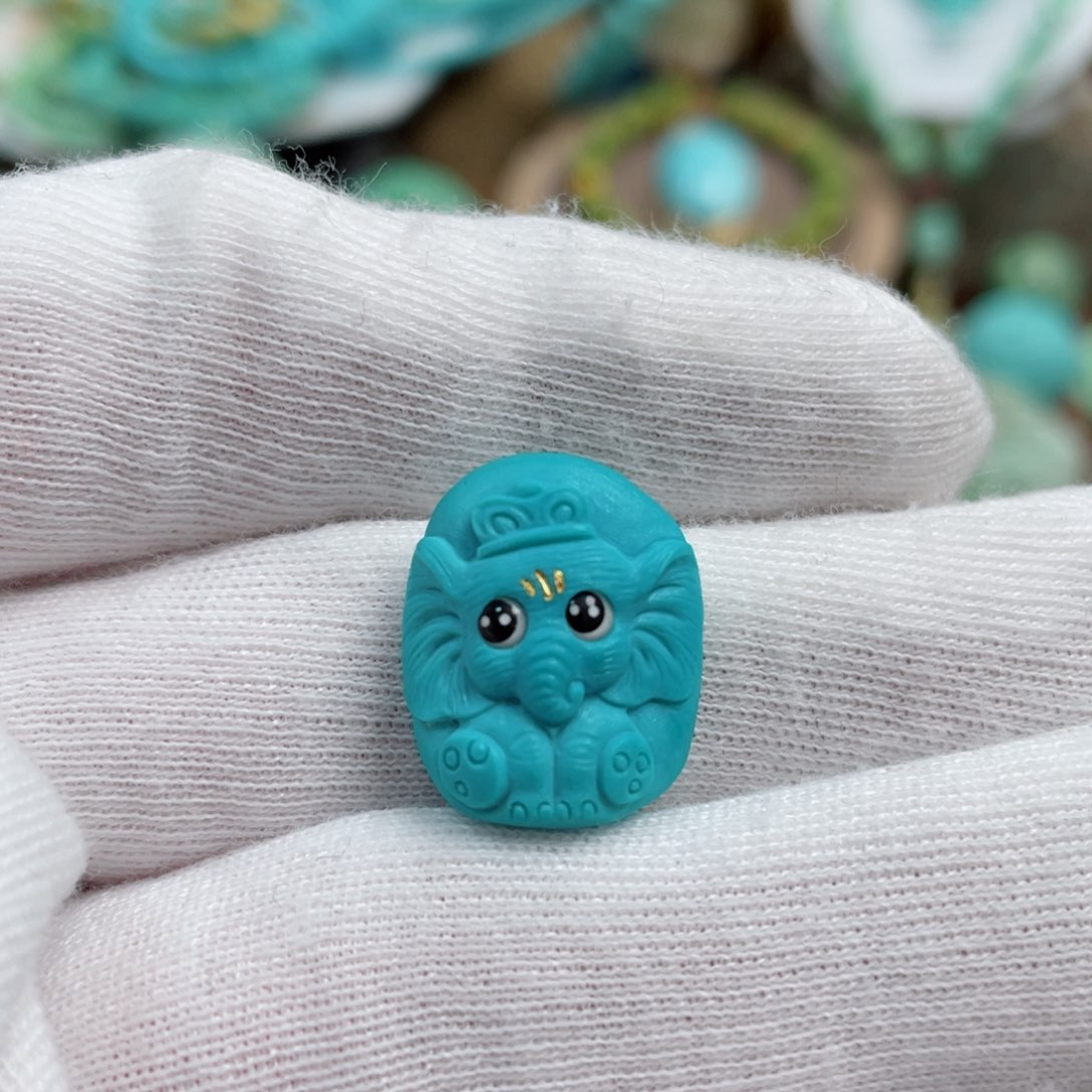 绿松石珠宝奇石未镶嵌