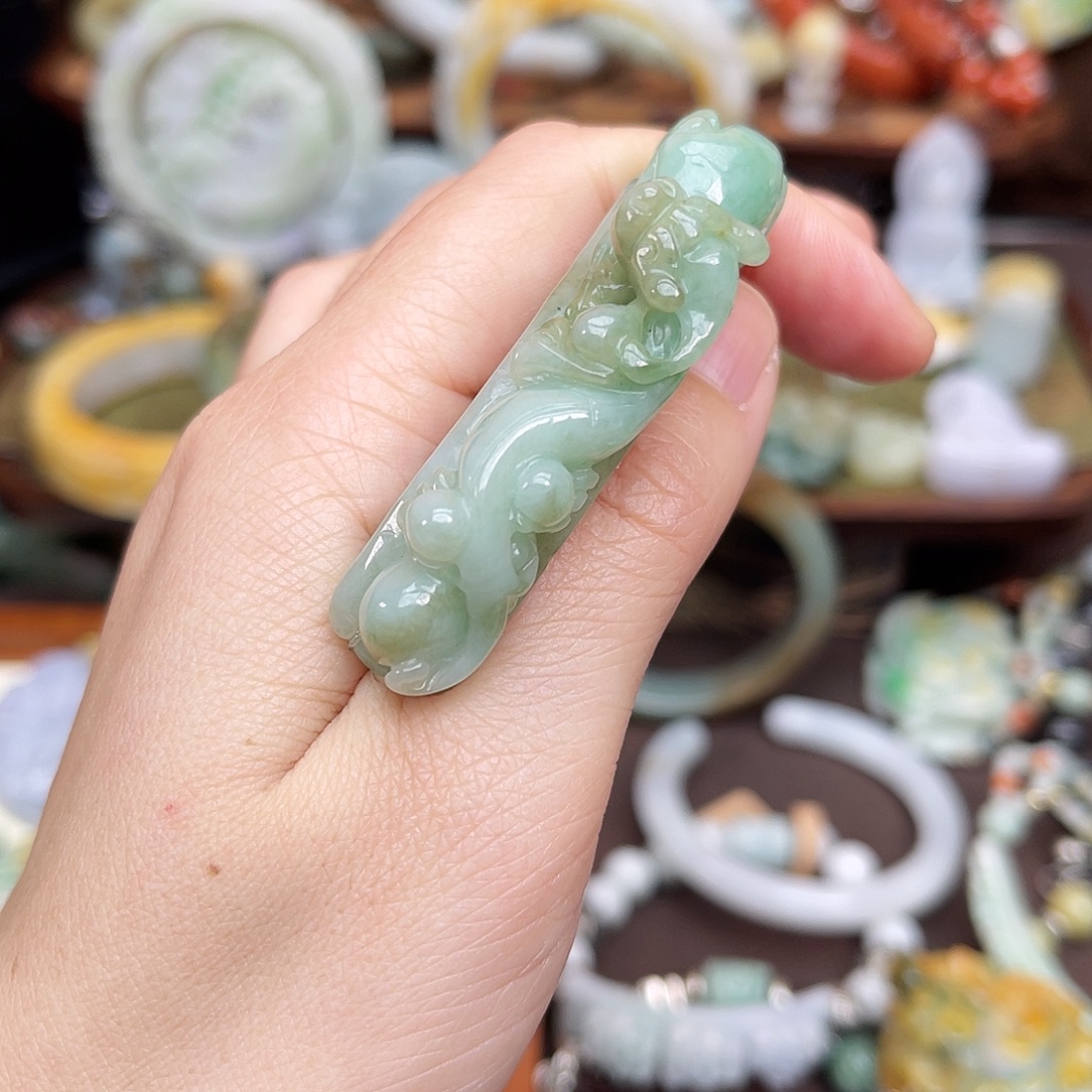 翡翠未镶嵌手链手链