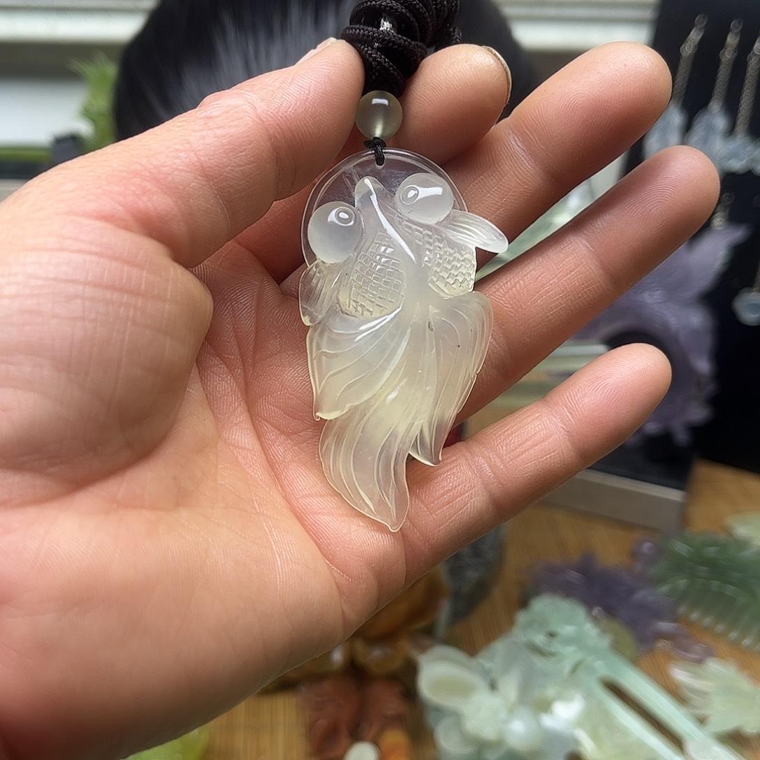 蛇纹石玉未镶嵌发饰