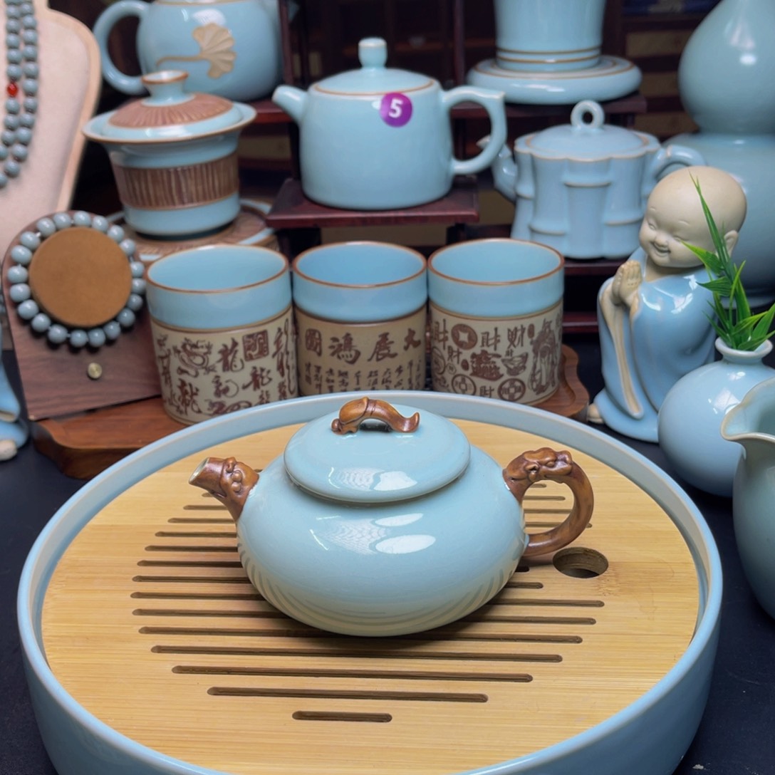 【闪购商品】摆件陶【***】原产地茶器，盖碗，手串