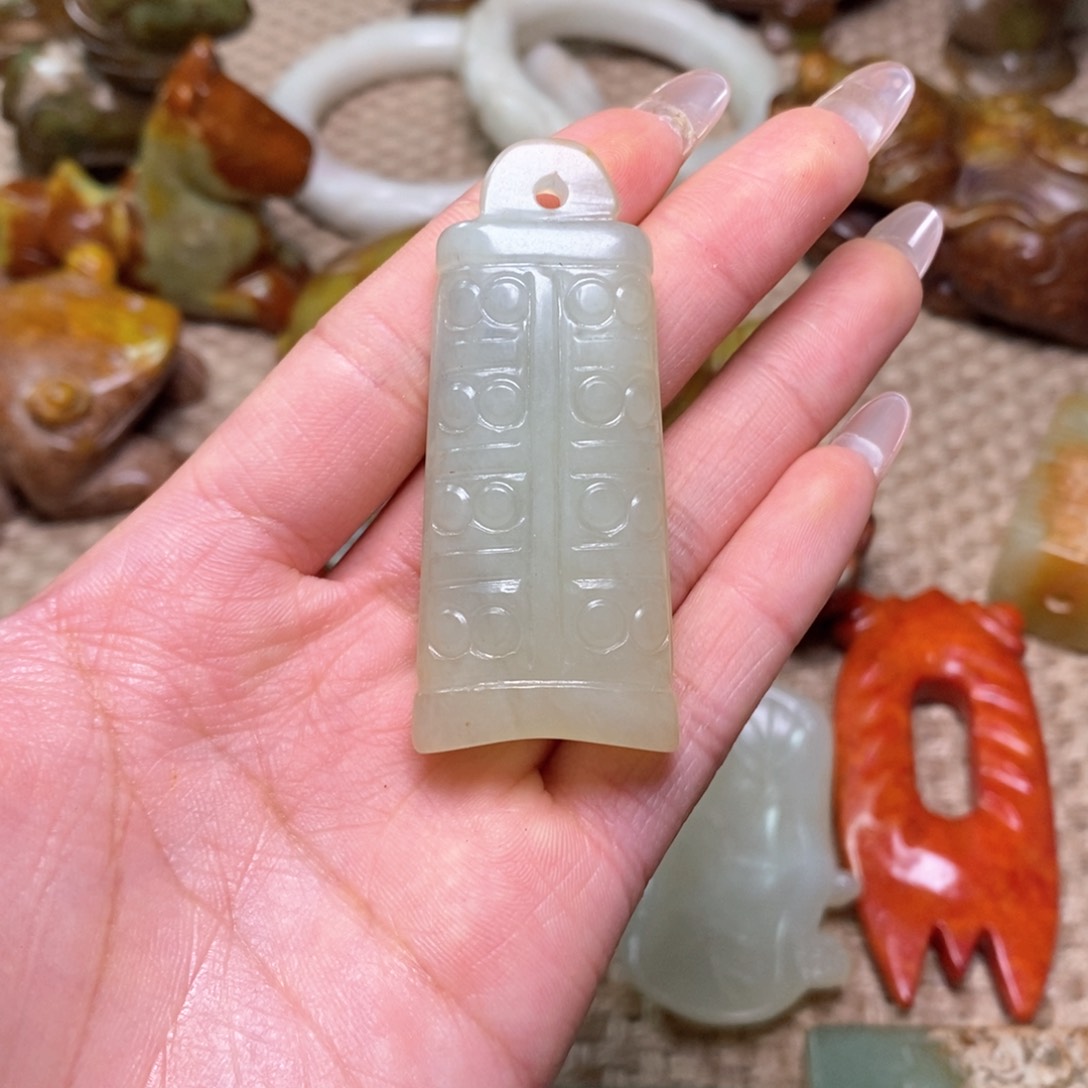 白玉菩提吊坠白玉菩提白玉菩提摆件