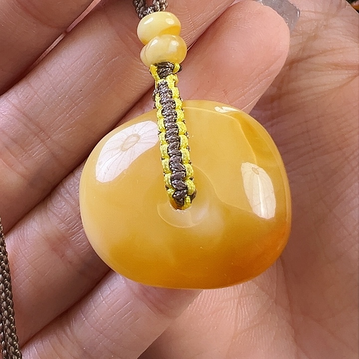 蜜蜡颈饰未镶嵌蜜蜡