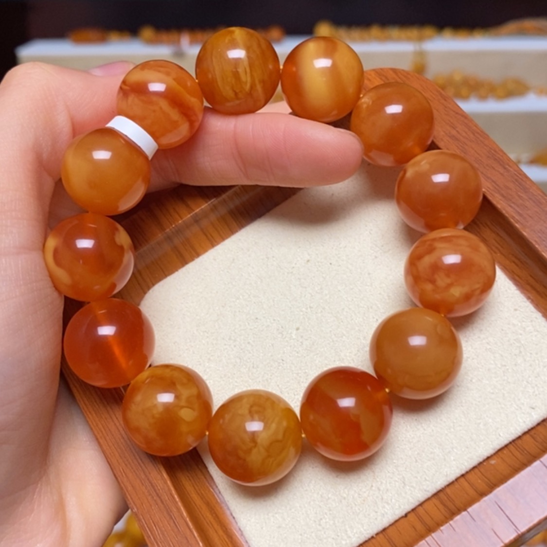 【闪购商品】未镶嵌蜜蜡手链手串