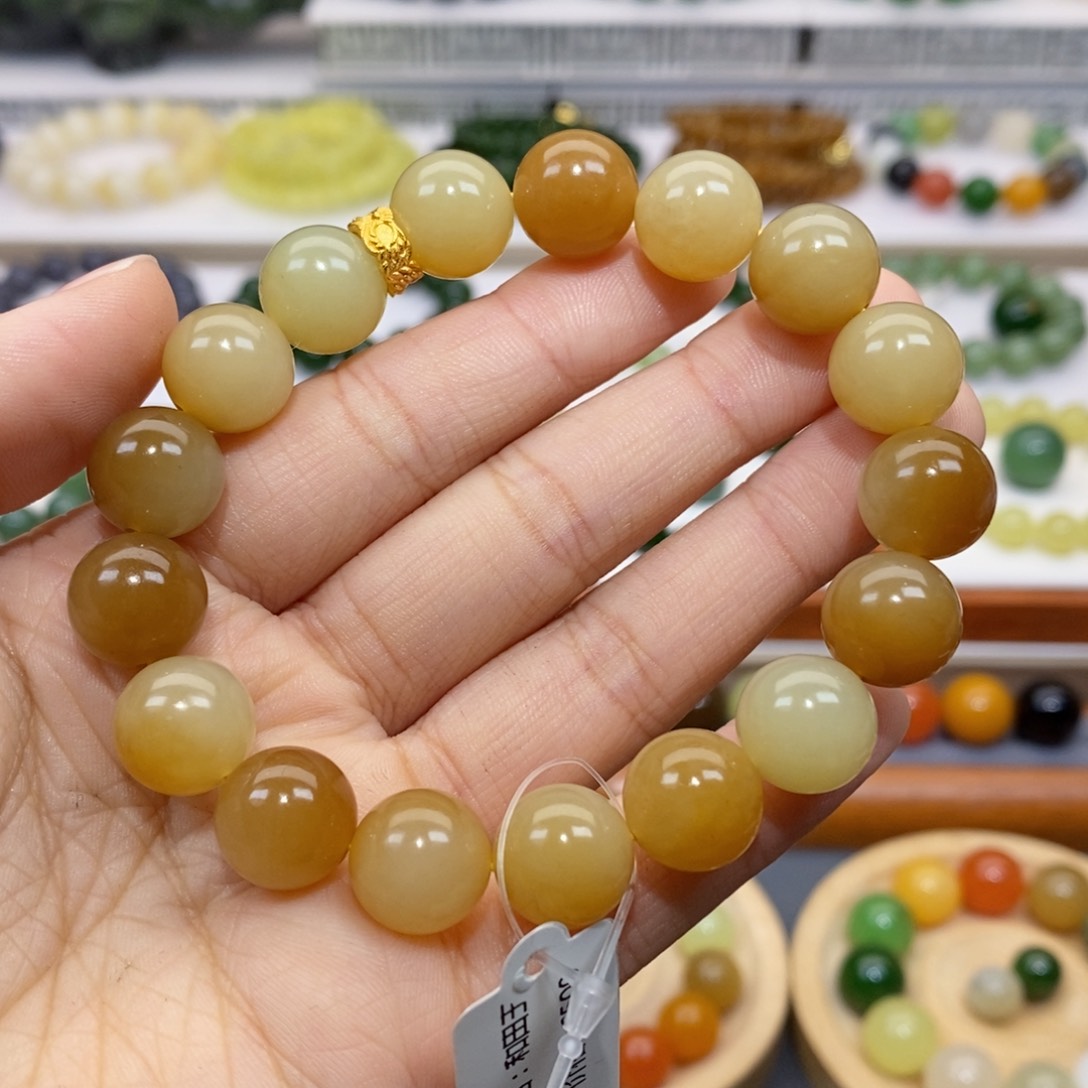 和田玉手串未镶嵌
