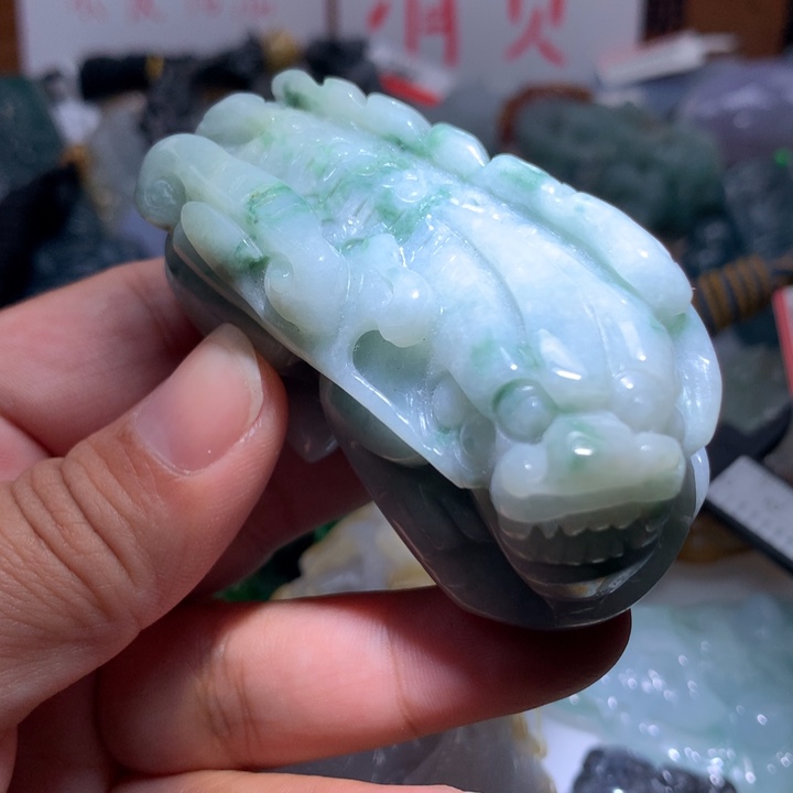 翡翠颈饰未镶嵌保真天然A货翡翠