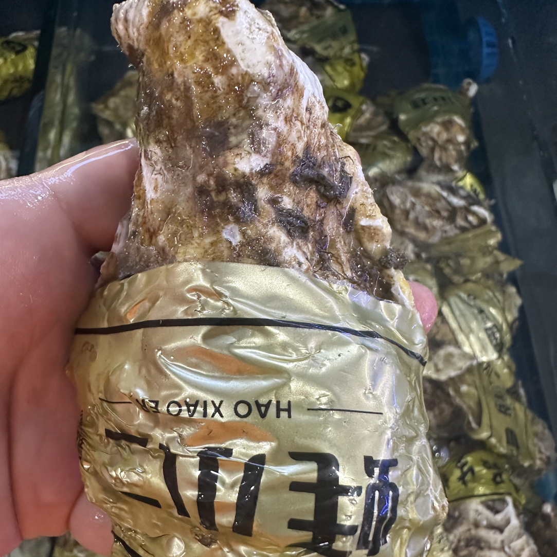 鲜活乳山生蚝大约200g/只