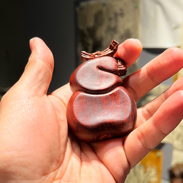 山工手作  小葫芦把件