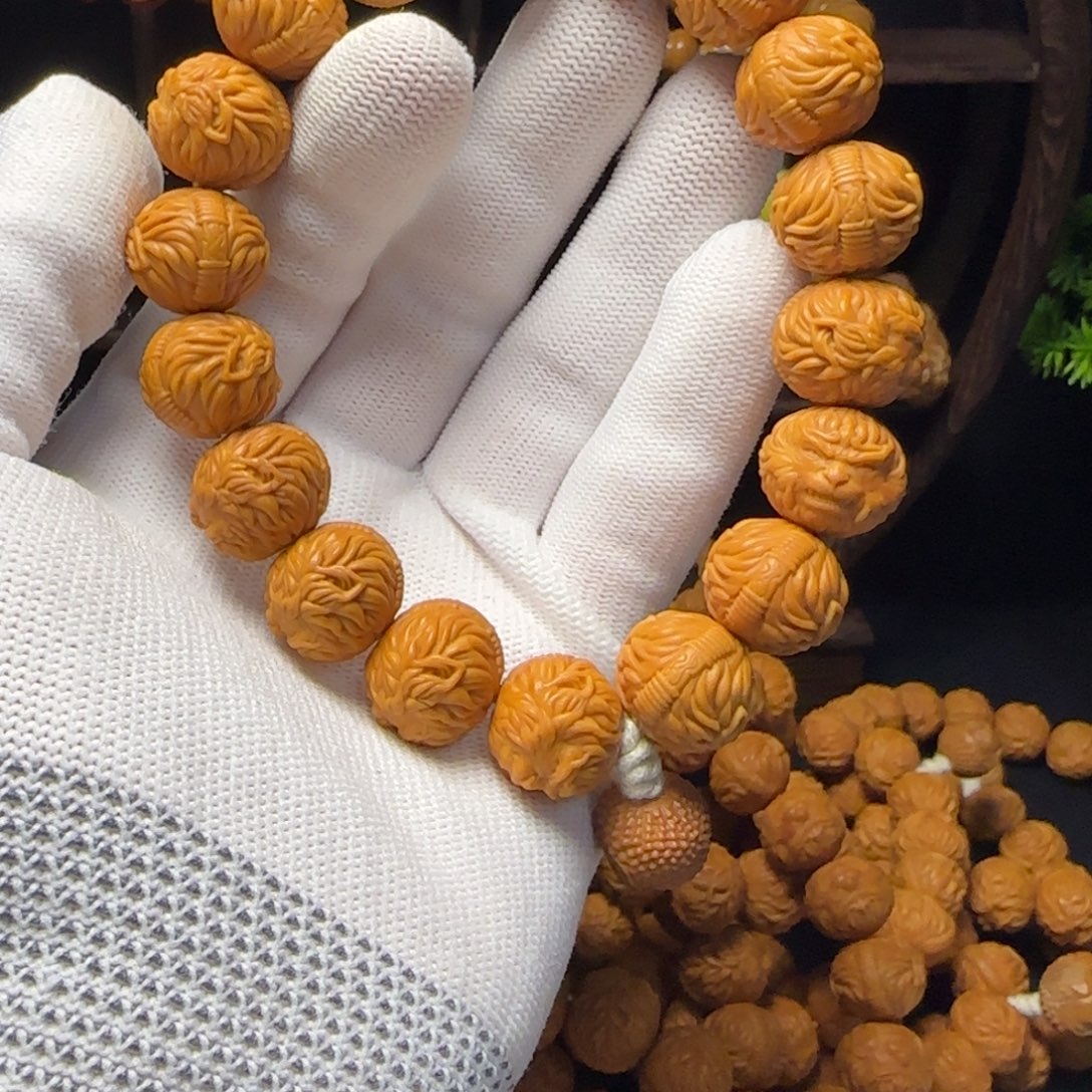 念***渊猴头核桃吊坠猴头