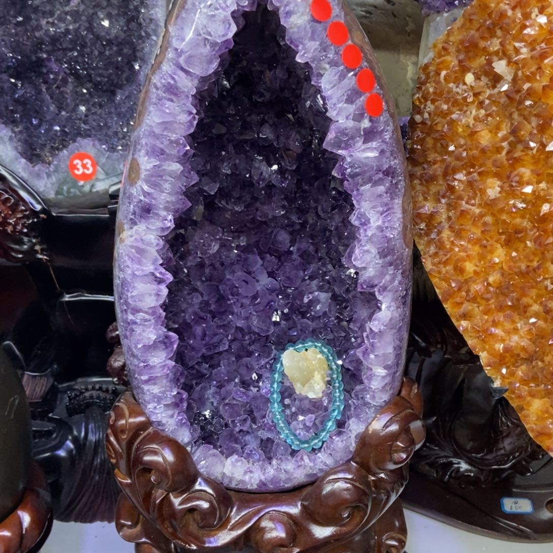 未镶嵌大型摆件（非配饰）紫晶潘