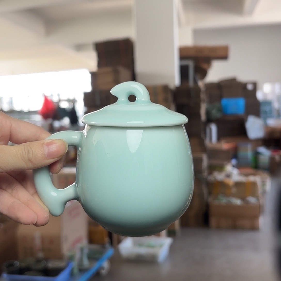 龙泉云间青瓷小米茶器