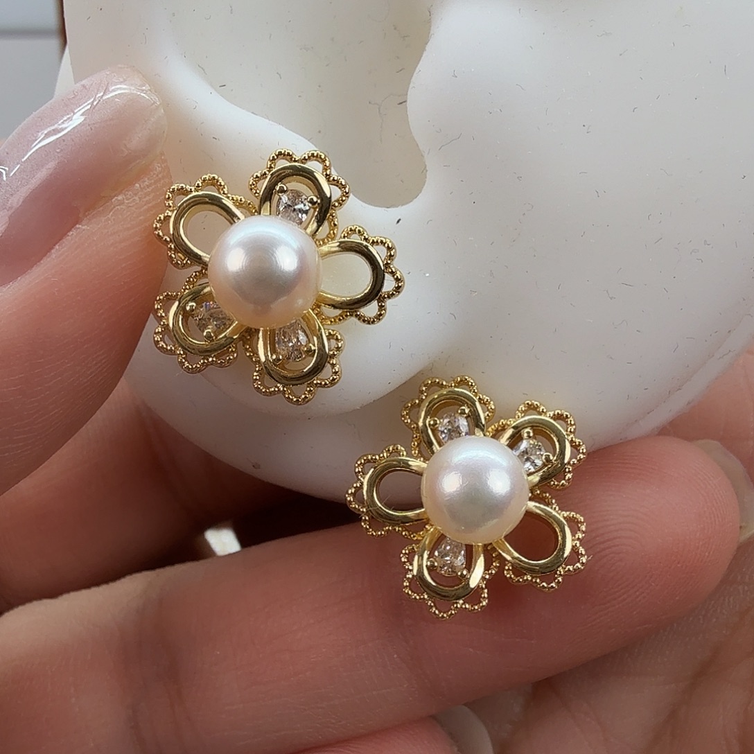 耳饰淡水珍珠未镶嵌105