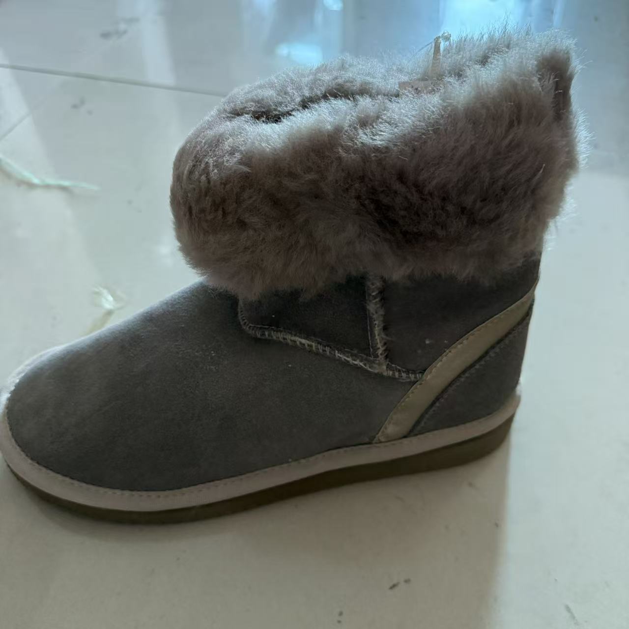 25年新款系带厚底百搭时尚切尔西靴-1079