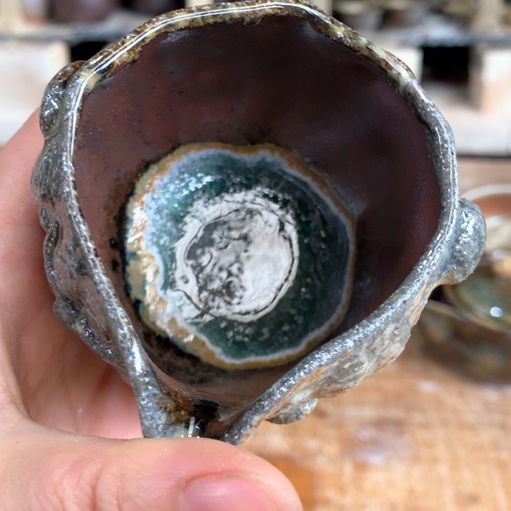 紫砂茶壶纯自然高温无釉裸柴烧