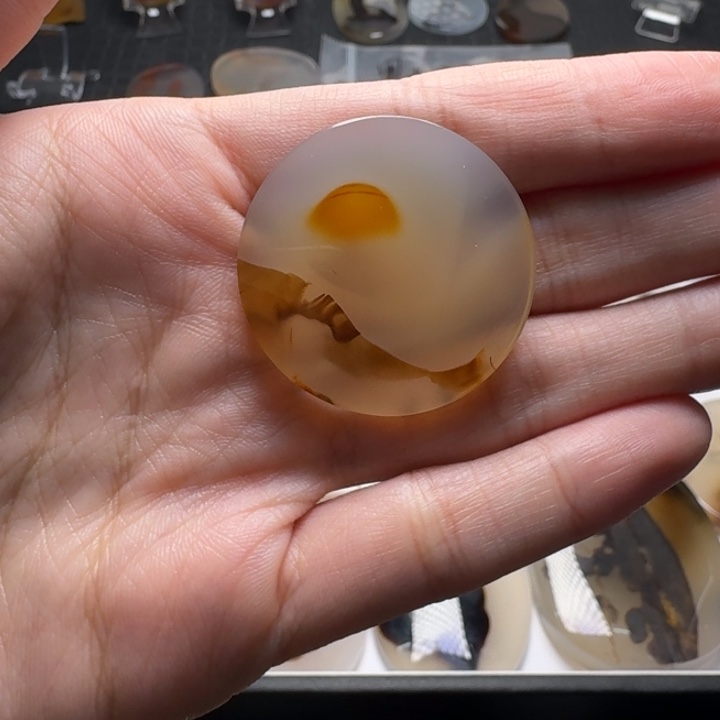 水***林玛瑙/玉髓未镶嵌珠宝奇石