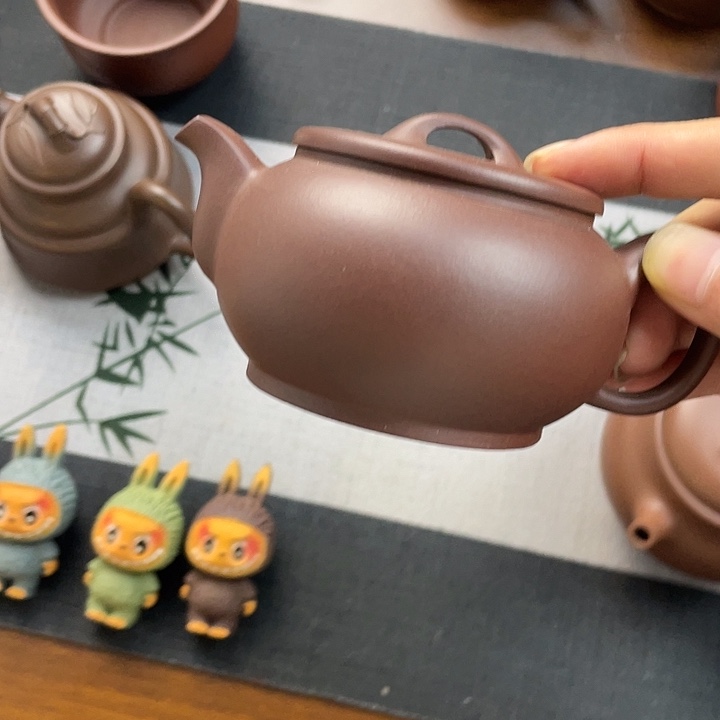 紫砂茶壶宜兴原矿紫砂作品