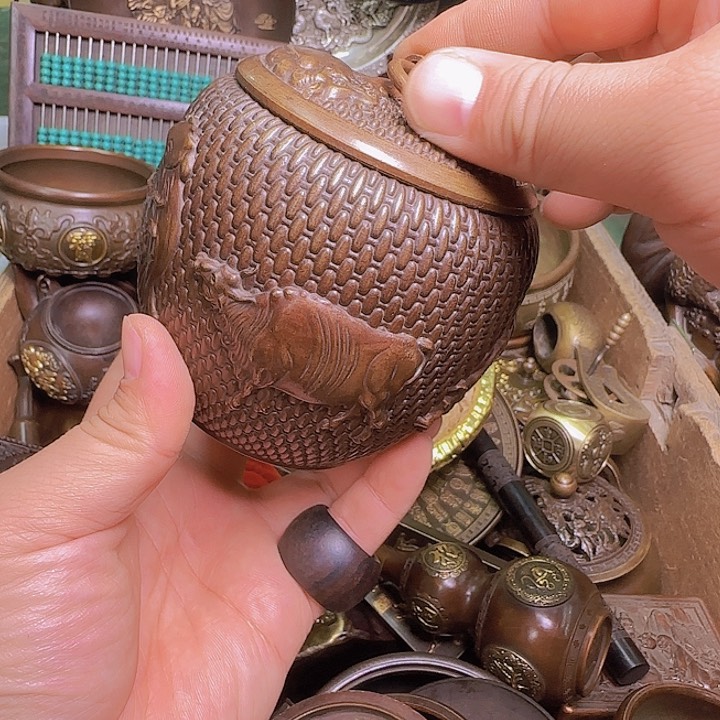 铜器办公室茶室摆件