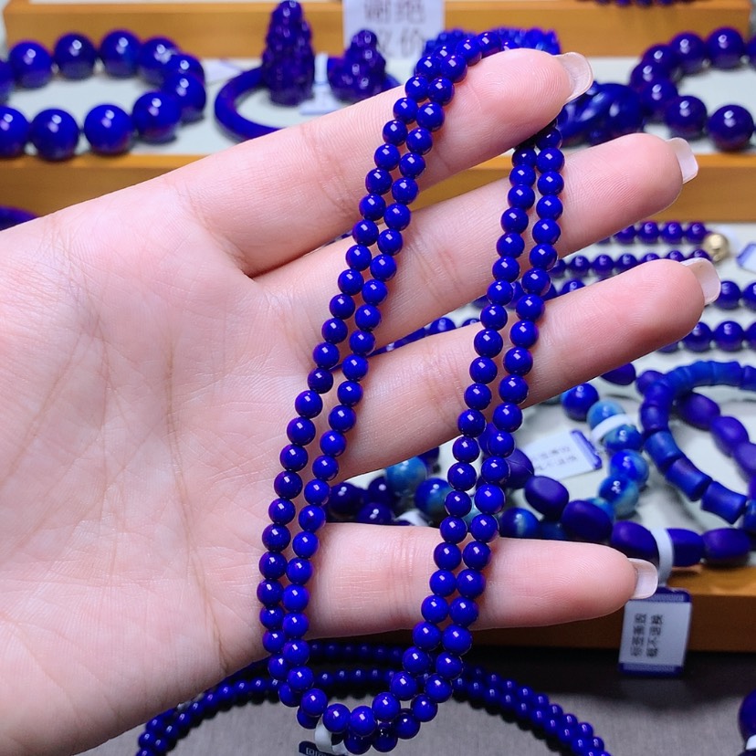 【闪购商品】青金石手链未镶嵌4.8m