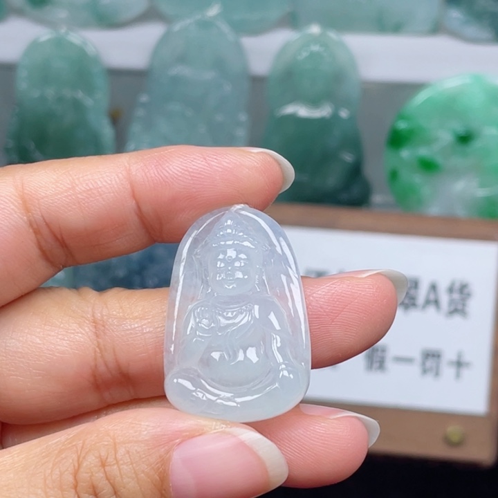 颈饰未镶嵌翡翠宝宝佛