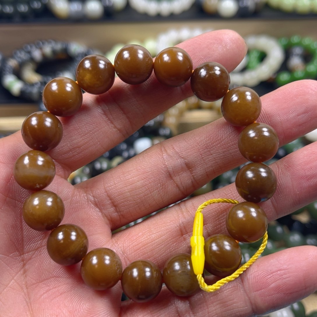 和田玉手串未镶嵌