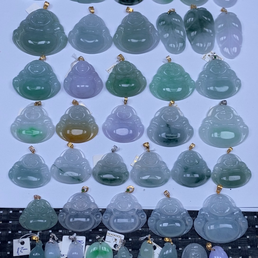 翡翠未镶嵌颈饰天然翡翠