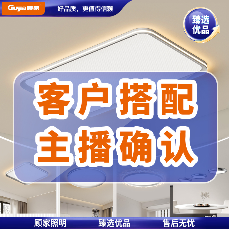 顾家【臻选优品】【客户搭配 主播确认】全光谱现代简约护眼灯具