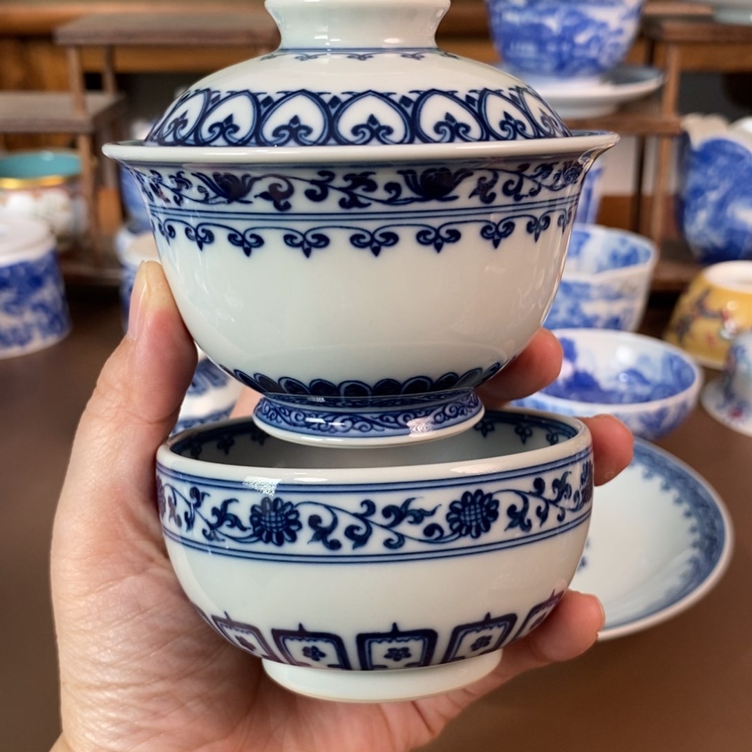 天***，景德镇陶瓷手工手绘