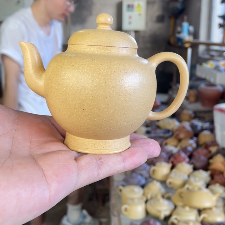 茶壶紫砂兰州高士。 本绿泥